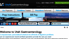 What Utahgastro.com website looked like in 2017 (6 years ago)