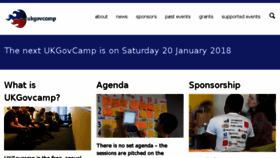 What Ukgovcamp.com website looked like in 2017 (6 years ago)