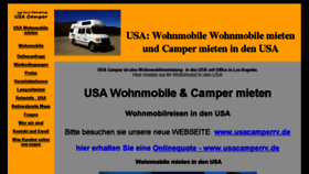 What Usa-camper.de website looked like in 2017 (6 years ago)