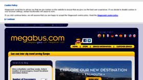 What Uk.megabus.com website looked like in 2017 (6 years ago)