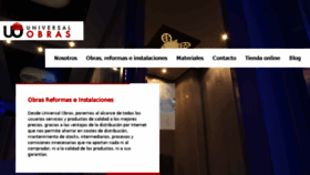 What Universalobras.es website looked like in 2017 (6 years ago)