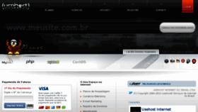 What Usehost.com.br website looked like in 2017 (6 years ago)