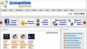 What Uzmanweb.net website looked like in 2017 (6 years ago)