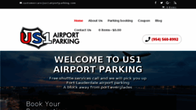 What Us1airportparking.com website looked like in 2017 (6 years ago)