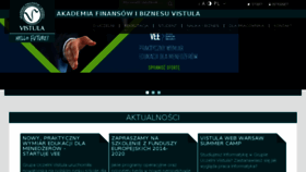 What Usosweb.vistula.edu.pl website looked like in 2017 (6 years ago)