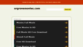 What Urgrovemovies.com website looked like in 2017 (6 years ago)