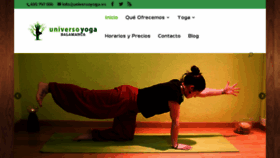 What Universoyoga.es website looked like in 2017 (6 years ago)