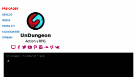 What Undungeon.com website looked like in 2017 (6 years ago)