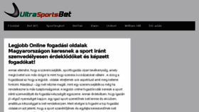 What Ultrasportsbet.com website looked like in 2017 (6 years ago)