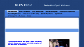 What Ulcsclinic.com website looked like in 2017 (6 years ago)