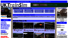 What Uktrainsim.com website looked like in 2017 (6 years ago)