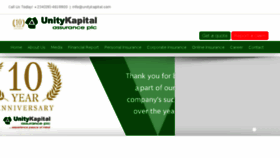 What Unitykapital.com website looked like in 2017 (6 years ago)