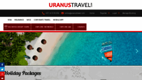 What Uranustravel.com website looked like in 2017 (8 years ago)