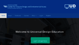 What Udeducation.org website looked like in 2017 (6 years ago)