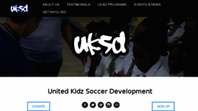 What Uksd.org website looked like in 2017 (6 years ago)