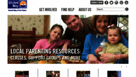 What Unitedwayplains.org website looked like in 2017 (6 years ago)