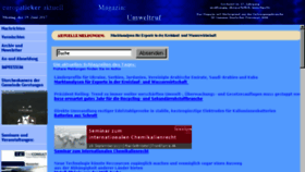 What Umweltruf.de website looked like in 2017 (6 years ago)