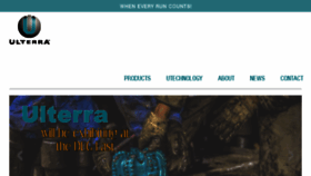 What Ulterra.com website looked like in 2017 (6 years ago)