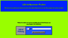 What Ust-id-prufen.de website looked like in 2017 (6 years ago)