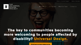What Universaldesign.org website looked like in 2017 (6 years ago)