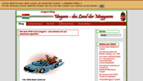 What Ueber-ungarn.de website looked like in 2017 (6 years ago)