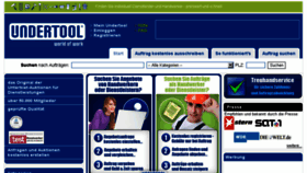 What Undertool.de website looked like in 2017 (8 years ago)