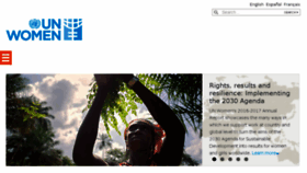 What Unifem.org website looked like in 2017 (8 years ago)