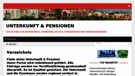 What Unterkunft-pensionen.de website looked like in 2017 (6 years ago)