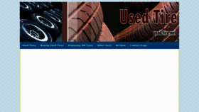 What Used-tire.net website looked like in 2017 (6 years ago)