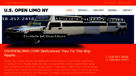 What Usopenlimo.com website looked like in 2017 (6 years ago)