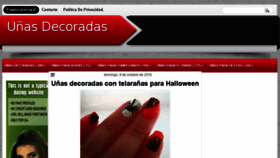What Unasdecoradas.info website looked like in 2017 (6 years ago)