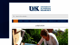 What Unknews.unk.edu website looked like in 2017 (6 years ago)