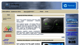 What Unikomp.pl website looked like in 2017 (6 years ago)