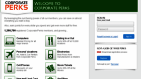 What Us.corporateperks.com website looked like in 2017 (6 years ago)