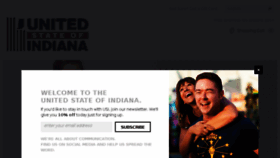 What Unitedstateofindiana.com website looked like in 2017 (6 years ago)