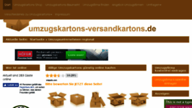 What Umzugskartons-versandkartons.de website looked like in 2017 (6 years ago)