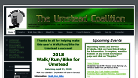 What Umsteadcoalition.org website looked like in 2017 (6 years ago)
