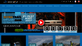 What Ultratrail06.com website looked like in 2017 (6 years ago)