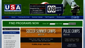 What Unitedsocceracademy.com website looked like in 2017 (6 years ago)