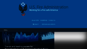 What Usfa.fema.gov website looked like in 2017 (6 years ago)
