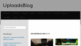 What Uploadsblog.com website looked like in 2017 (6 years ago)