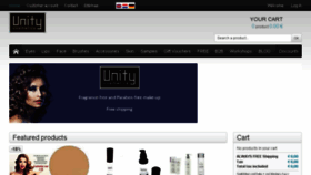 What Unitycosmetics.com website looked like in 2017 (6 years ago)