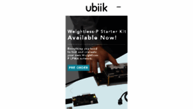 What Ubiik.com website looked like in 2017 (6 years ago)