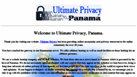 What Ultimate-privacy.net website looked like in 2017 (6 years ago)
