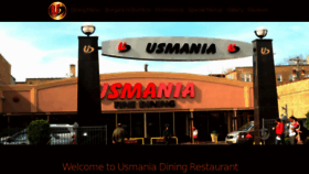 What Usmaniarestaurant.com website looked like in 2017 (6 years ago)