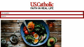 What Uscatholic.com website looked like in 2017 (6 years ago)