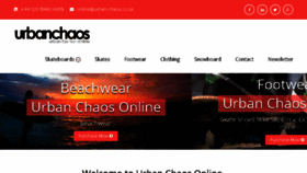What Urban-chaos.co.uk website looked like in 2017 (6 years ago)