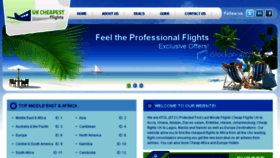 What Ukcheapestflights.co.uk website looked like in 2017 (6 years ago)