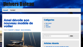 What Universbateau.fr website looked like in 2017 (6 years ago)