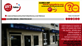 What Ugtgalicia.org website looked like in 2017 (6 years ago)
